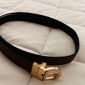 Express Reversible- black snake and brown belt